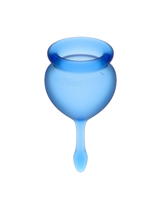 2 coupes menstruelles Satisfyer Dark Bleu FEEL GOOD - CC597822