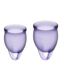 2 coupes menstruelles Satisfyer Light Violet FEEL CONFIDENT - CC597821