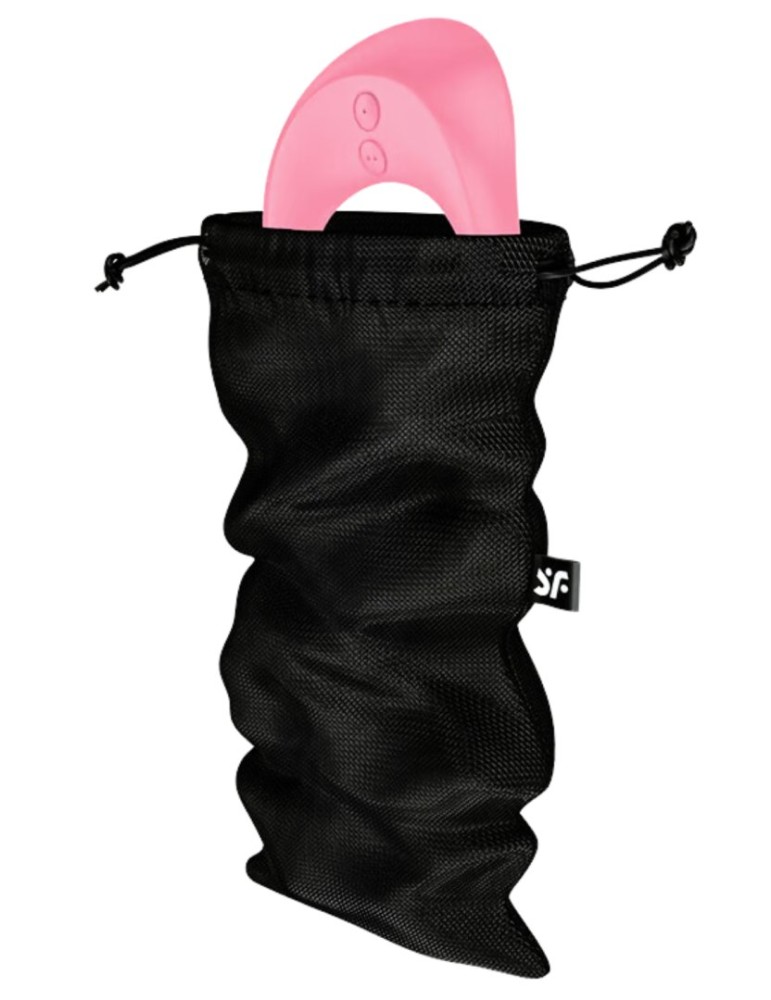 Sac de rangement sextoys noir taille M Treasure Bag Satisfyer - CC597859