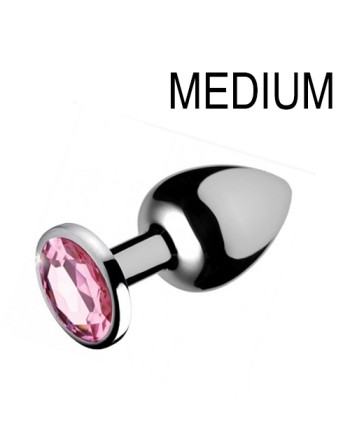 Plug bijou Gem Rose 7 x 3.4 cm