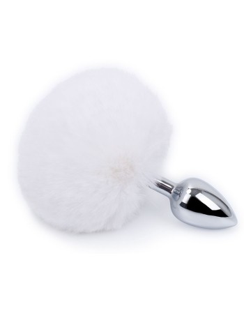 Plug Queue de lapin Bunny Tail 6 x 2.7 cm Blanc