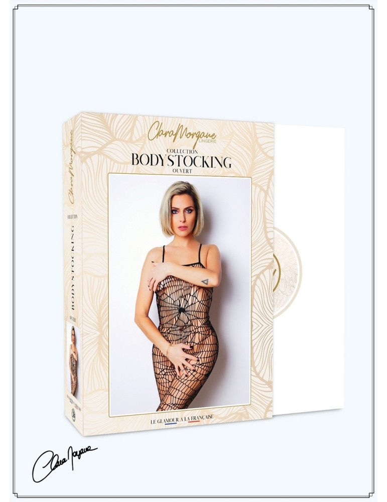Combinaison en résille aspect toile araignée -  Le Numéro 7 - Collection Bodystocking - CM99007