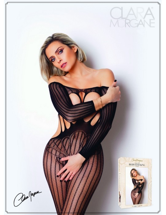 Bodystocking manches longues seins nus - Le Numéro 5 - Collection Bodystocking - CM99005 Bodystocking manches longues seins nus - Le Numéro 5 - Collection Bodystocking - CM99005