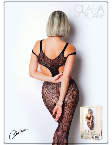 Body noir avec ouverture sexy - Le Numéro 3 - Collection Bodystocking - CM99003 2