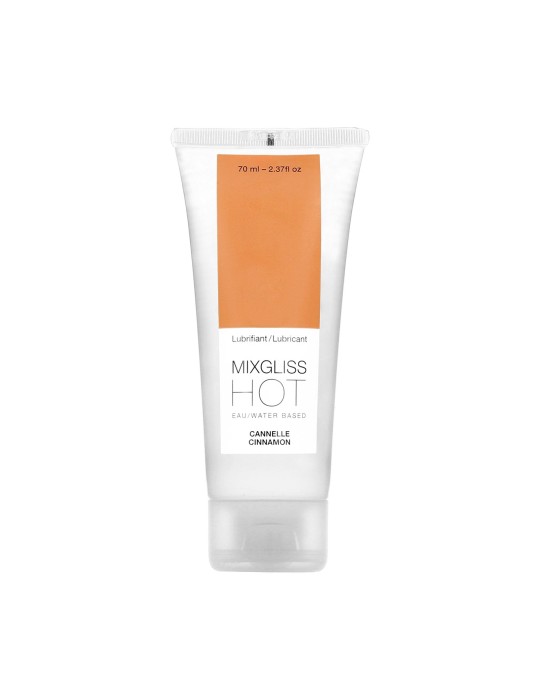 Lubrifiant Mixgliss eau Hot Canelle 70 ML - MG2276 Lubrifiant Mixgliss eau Hot Canelle 70 ML - MG2276