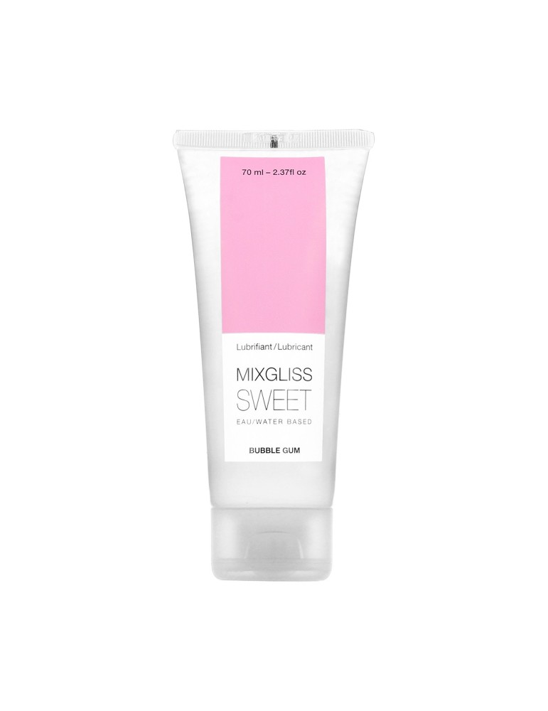 Lubrifiant Mixgliss eau Sweet Bubble Gum 70 ML - MG2238 Lubrifiant Mixgliss eau Sweet Bubble Gum 70 ML - MG2238