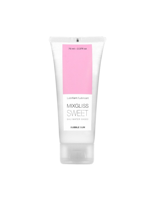 Lubrifiant Mixgliss eau Sweet Bubble Gum 70 ML - MG2238 Lubrifiant Mixgliss eau Sweet Bubble Gum 70 ML - MG2238