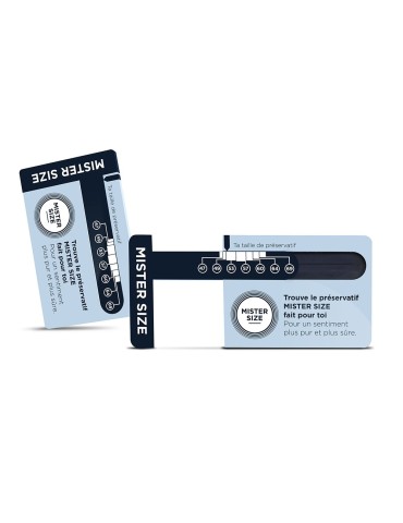 Mister Sizer Règle de mesure de diamètre pénien - MSSIZER 2