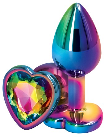 Bijou anal Heart Rainbow S 6 x 2.7cm
