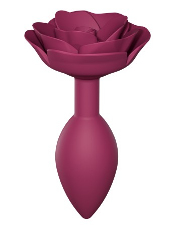Plug anal bijou Open Roses M 8 x 3.3cm Rose