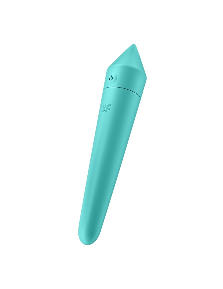 Vibromasseur connecté turquoise USB Ultra Power Bullet 8 Satisfyer - CC597744 Vibromasseur connecté turquoise USB Ultra Power Bullet 8 Satisfyer - CC597744