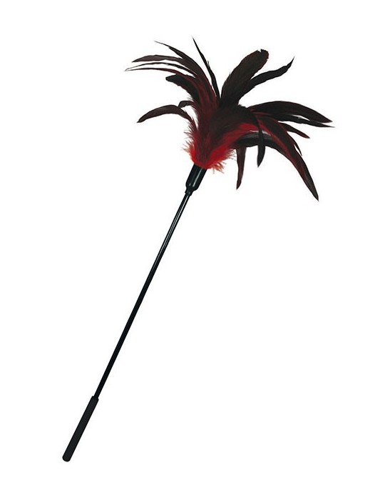 Plumeau Rouge et Noir  57 cm Plumeau Rouge et Noir  57 cm