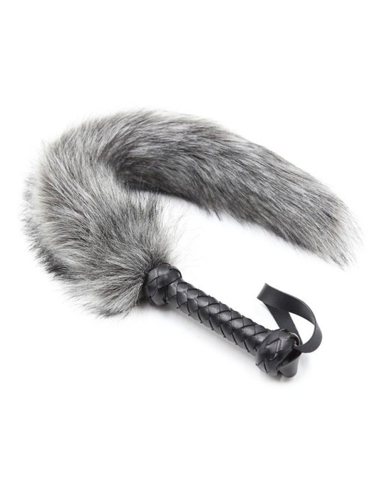 Fouet pour Caresse Gris 45cm Fouet pour Caresse Gris 45cm