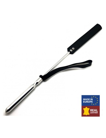 Cravache - Métal / Cuir - 52cm 2