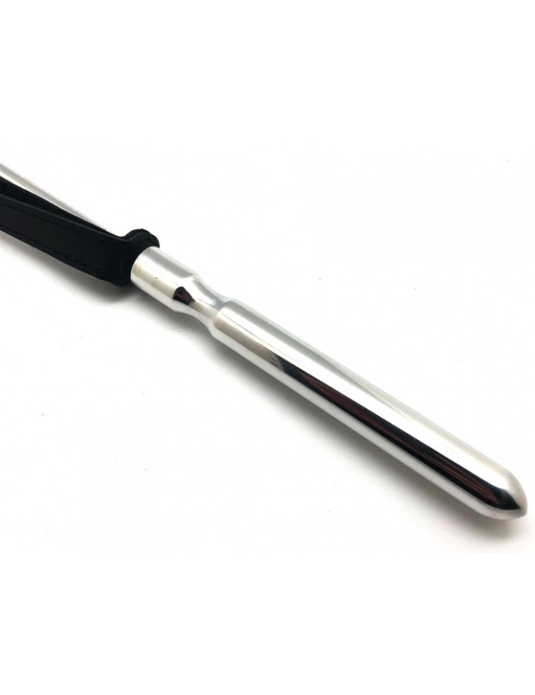 Cravache - Métal / Cuir - 52cm