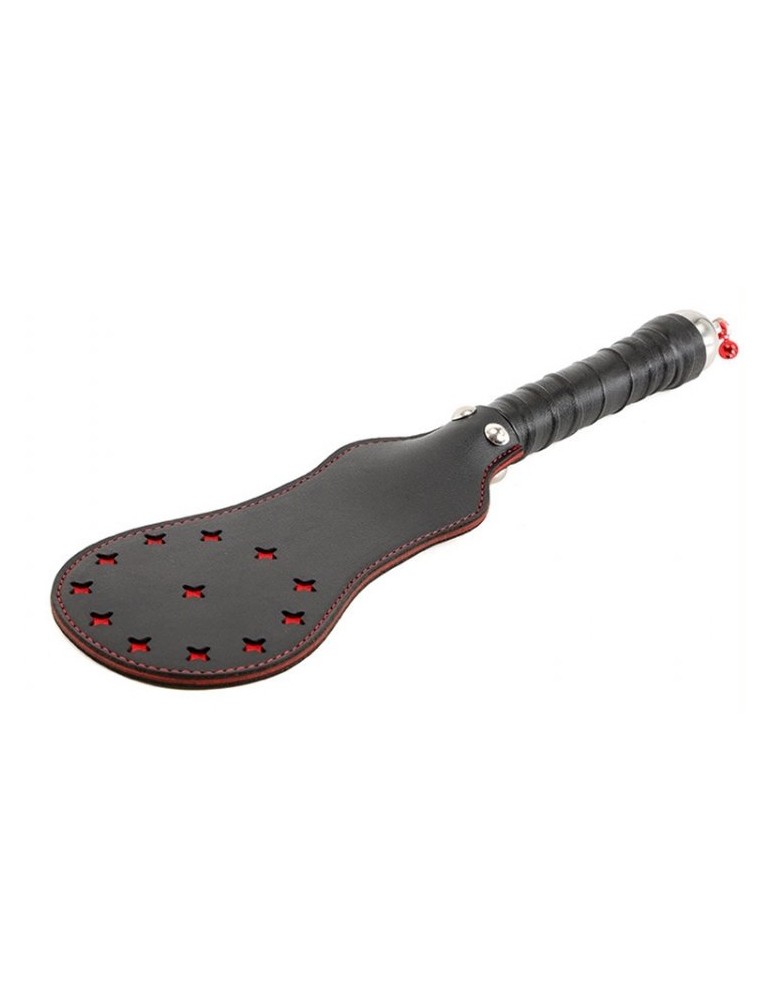 Paddle en simili Star noir-rouge 35cm Paddle en simili Star noir-rouge 35cm
