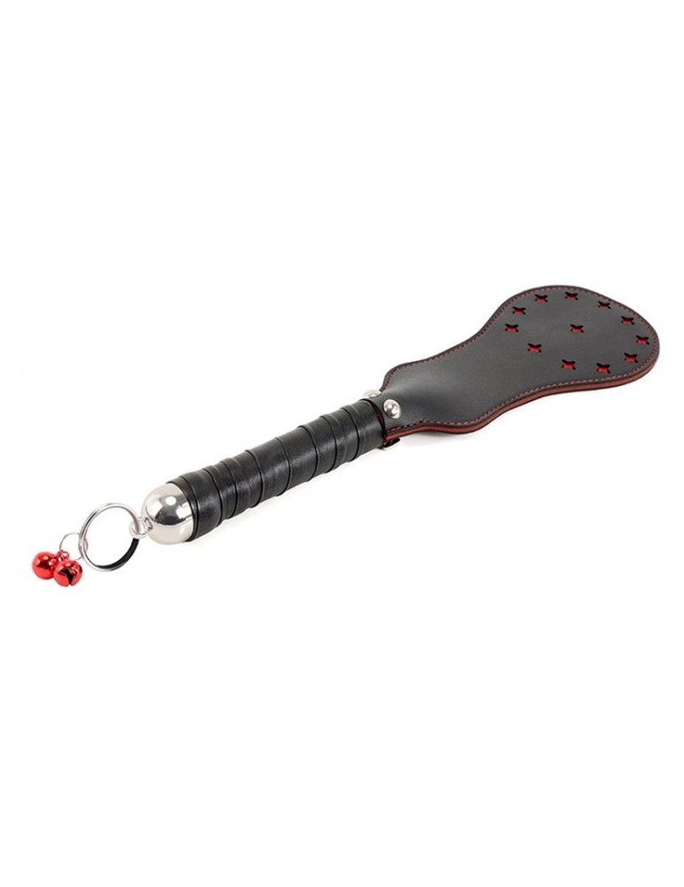 Paddle en simili Star noir-rouge 35cm