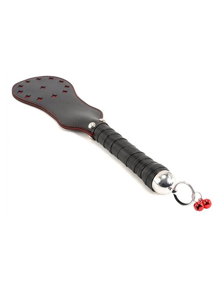 Paddle en simili Star noir-rouge 35cm