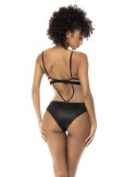 Body Flora noir et chair, avec une fine résille transparente, bretelles ajustables - MAL2746NUKB Body Flora noir et chair, avec une fine résille transparente, bretelles ajustables - MAL2746NUKB
