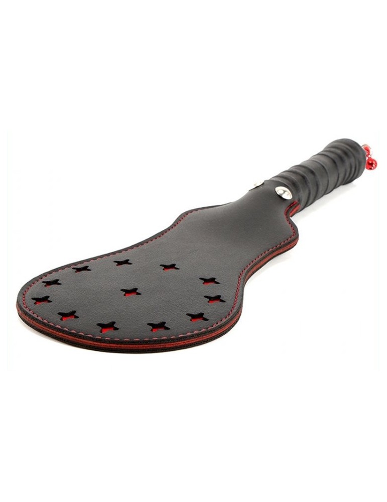 Paddle en simili Star noir-rouge 35cm