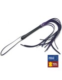 MARTINET BRINS EN CUIR VIOLET - 78cm - MANCHE EN BOIS