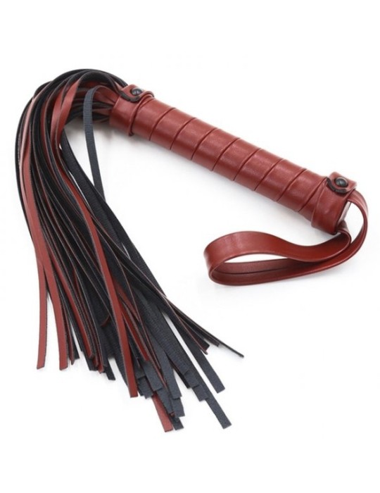 Martinet Flirting Noir et Rouge 40cm Martinet Flirting Noir et Rouge 40cm