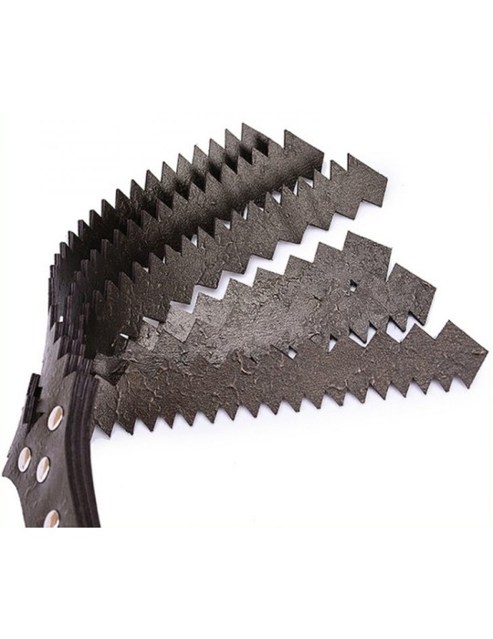 Paddle simili 6 lanières Sawtooth 35cm