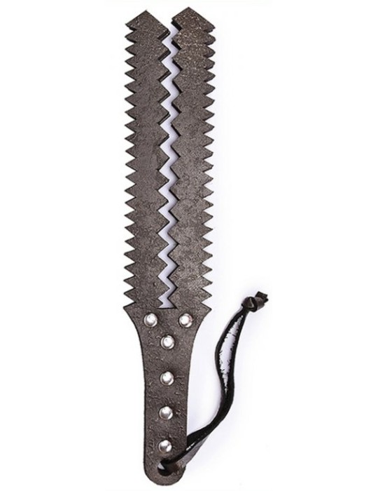 Paddle simili 6 lanières Sawtooth 35cm