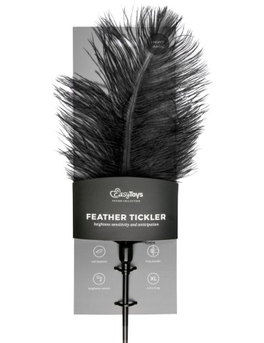 Plumeau Teasing 56cm Noir 2