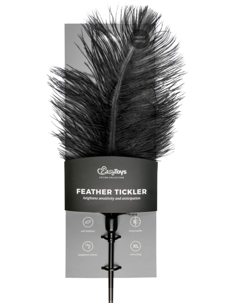 Plumeau Teasing 56cm Noir