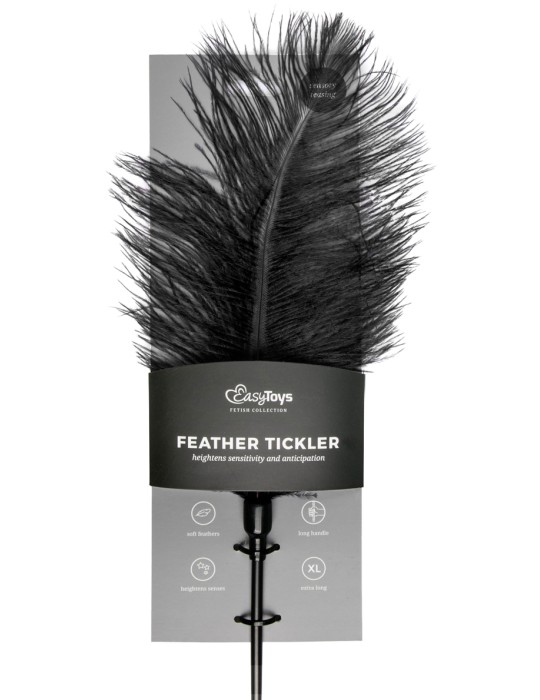 Plumeau Teasing 56cm Noir