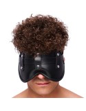 Masque en cuir rembourré Blind Up Noir