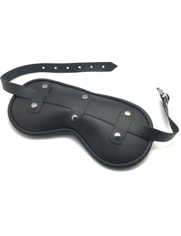 Masque en cuir rembourré Blind Up Noir 2