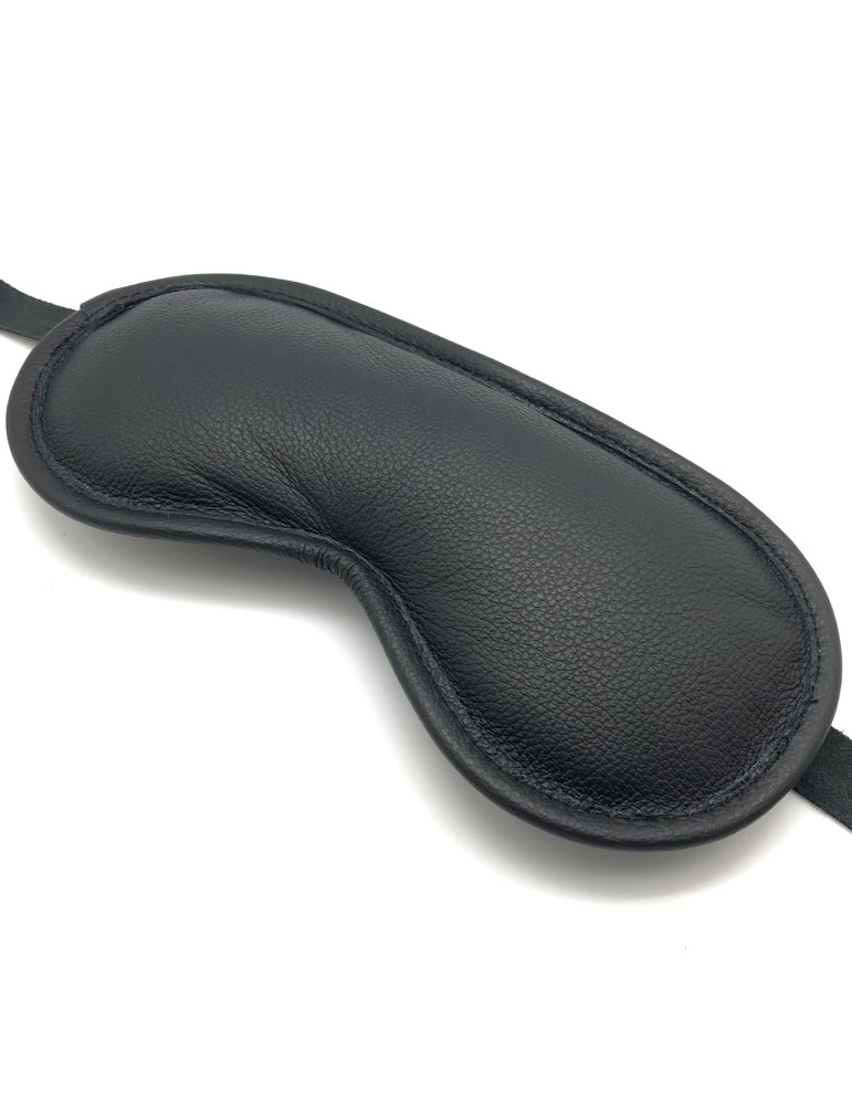 Masque en cuir rembourré Blind Up Noir
