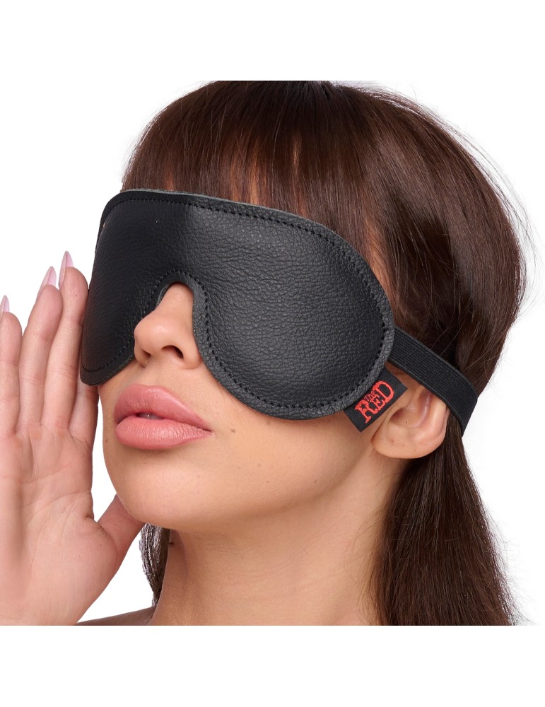Masque pour les yeux en cuir