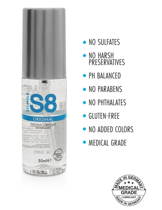 Lubrifiant Eau S8 Original 50mL