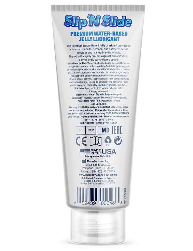 Lubrifiant Eau Slip'N Slide Swiss Navy 59ml
