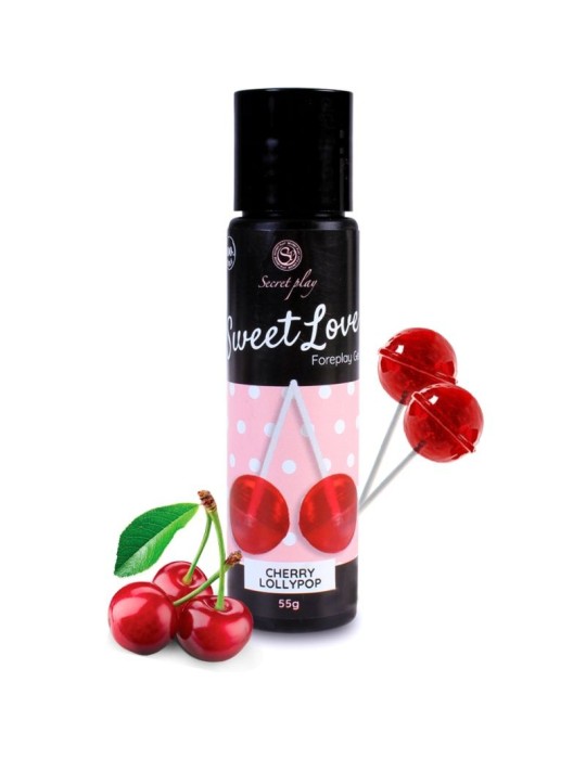 Lubrifiant comestible Sweet Love Cerise 60ml Lubrifiant comestible Sweet Love Cerise 60ml