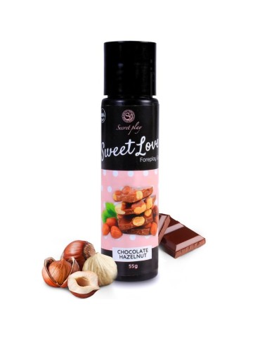 Lubrifiant comestible Sweet Love Chocolat-Noisettes 60ml