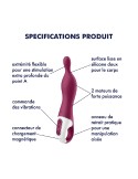 Vibromasseur Point A couleur framboise A-Mazing 1 Satisfyer - CC597766 Vibromasseur Point A couleur framboise A-Mazing 1 Satisfyer - CC597766