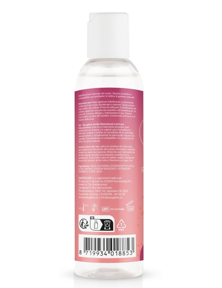 Lubrifiant aromatisé Rosé Champagne Easyglide - 150mL