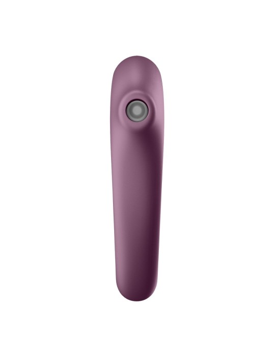 2 en 1 Stimulateur de clitoris et vibromasseur Dual kiss rouge Satisfyer - CC597774