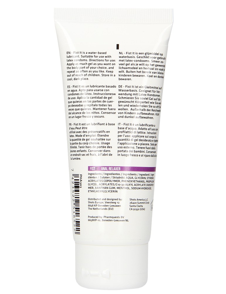 Lubrifiant relaxant Fist It Anal Relaxer 100mL