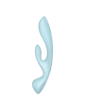 2 en 1 Rabbit point G avec stimulateur de clitoris et Wand Bleu USB Triple Oh Satisfyer - CC597813 2 en 1 Rabbit point G avec stimulateur de clitoris et Wand Bleu USB Triple Oh Satisfyer - CC597813