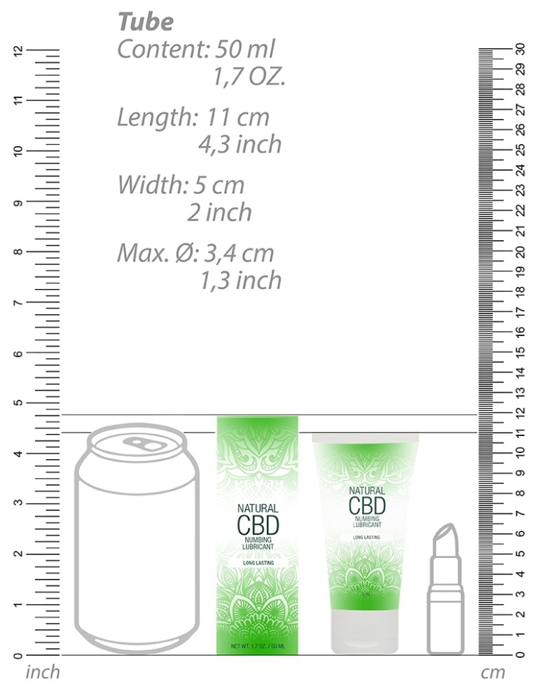 Lubrifiant relaxant Natural CBD 50ml