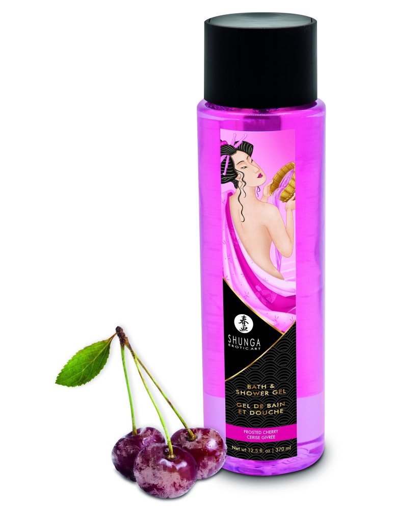 Gel de bain et douche Shunga Cerise Givrée 370ml Gel de bain et douche Shunga Cerise Givrée 370ml