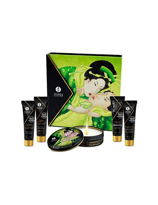 Coffret Ensemble Secret de Geisha - Thé vert exotique Coffret Ensemble Secret de Geisha - Thé vert exotique
