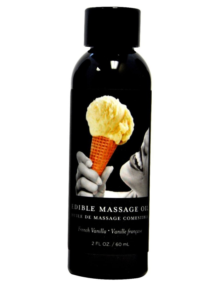 Huile de massage comestible Vanille 60ml Huile de massage comestible Vanille 60ml