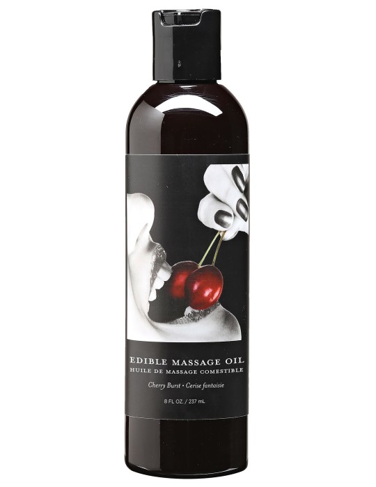 Huile de massage comestible Cerise 237ml Huile de massage comestible Cerise 237ml